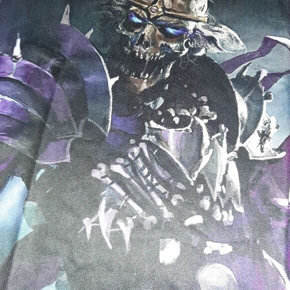 New Men's Small 3D Skull Graphic Skeleton Robot Shirt - Picture 4 of 5